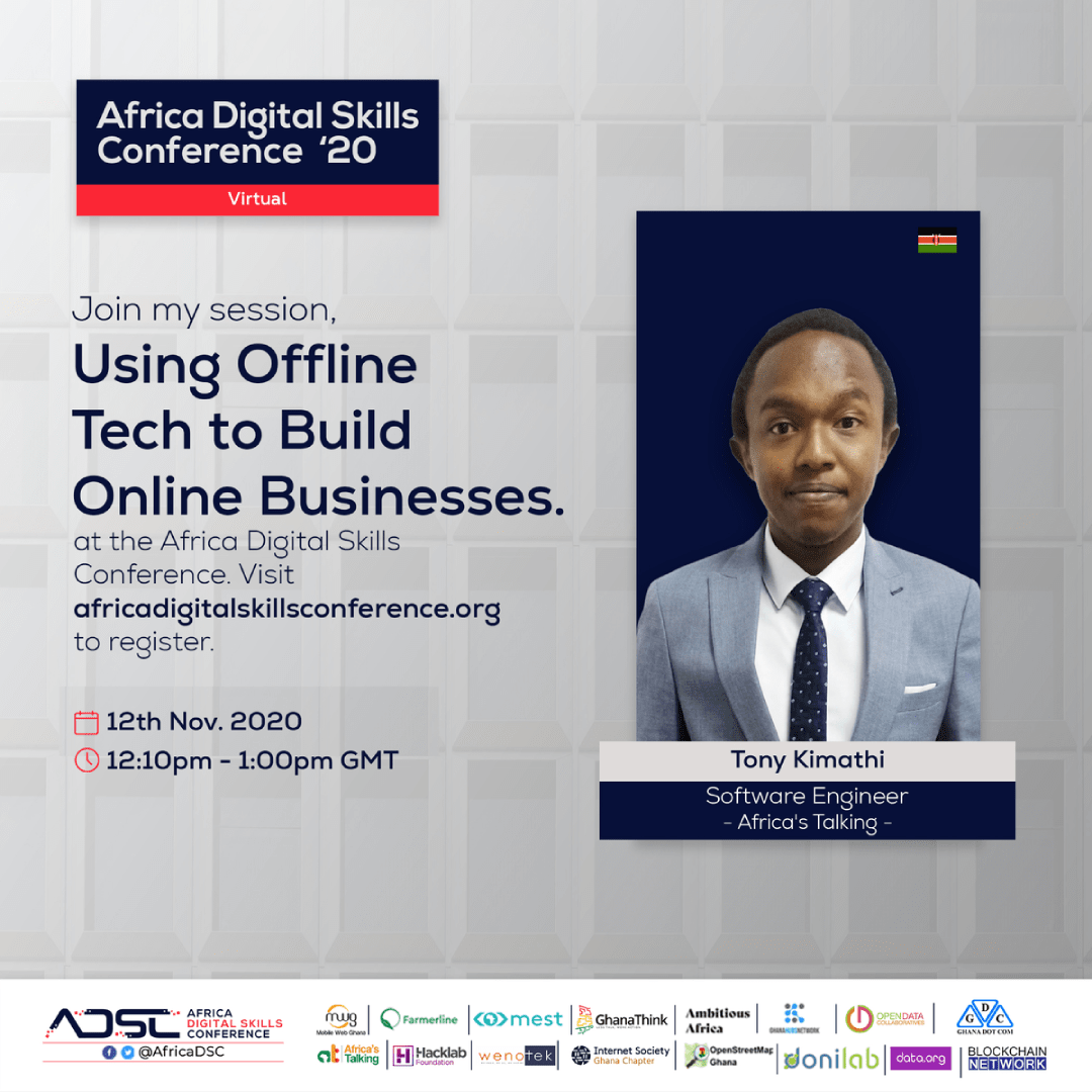 Using Offline Tech to Build Online Businesses - Africa Digital Skills Conference at Africa Digital Skills Conference